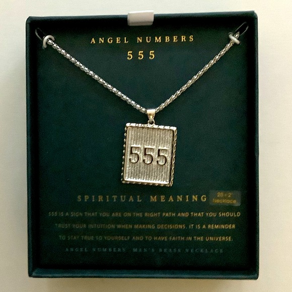 Bain x Miller Other - Bain x Miller Men’s “555” Angel Numbers Necklace New In Box